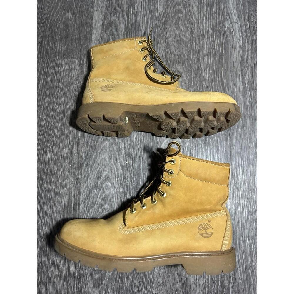 Timberland 8 In Basic Wheat Construction Boot Siz… - image 1